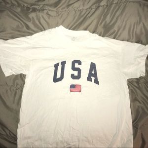 Brandy Melville USA Embroidered T-Shirt